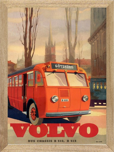 Volvo Colectivo  , Cuadro, Poster, Publicidad       P243