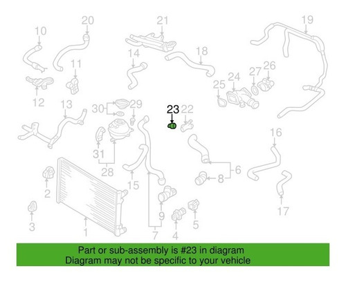Sensor Switch Temperatura Anticongel Audi A3 1.8 T 96 A 03