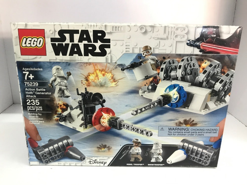 Lego Star Wars Action Battle Hoth 235 Pz Mod 75239 Nuevo