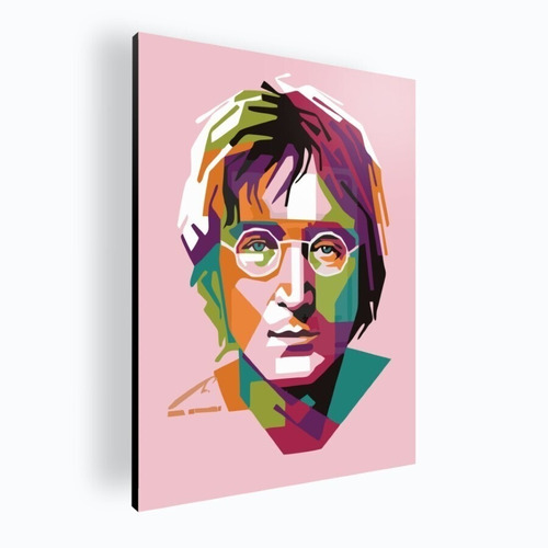 Cuadro Decorativo Moderno Mural Poster John Lennon 42x60 Mdf
