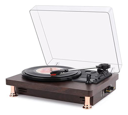 Vintage bluetooth Record Player,turntables For Vinyl R...