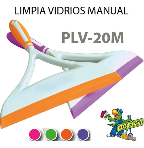 6 Jalador Manual Limpiavidrios Perico Plv20m