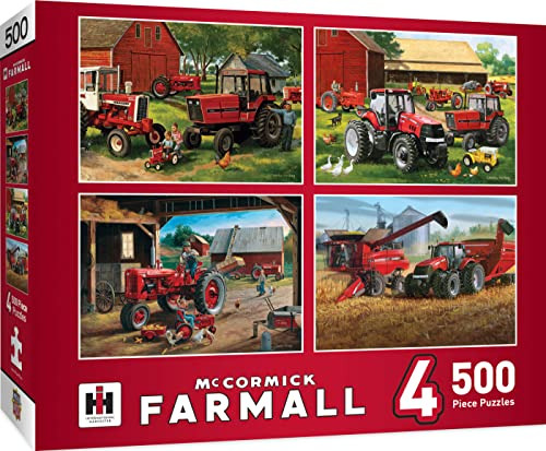 Puzzle Obras Maestras Multi Pack De Mccormick Farmall Jigsaw