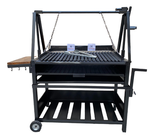 Asador Mediano Tipo Argentino, P/carbón, Desmontable