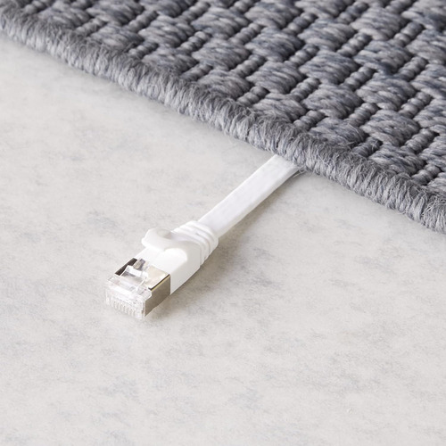 Cable Ethernet Rj45 Cat 7, Plano, 600 Mhz, 30.5 Mts