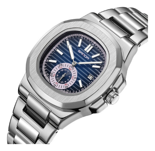 Relojes Sanda Luminous Calendar De Cuarzo Inoxidable