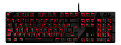 Teclado Primus Ballista 90t Darth Vader Switch Red Color del teclado Negro Idioma Español Latinoamérica