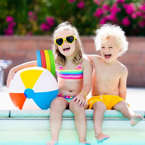 4 Unidades De Discos De Brazo Para Niños Swim Float, De Eva