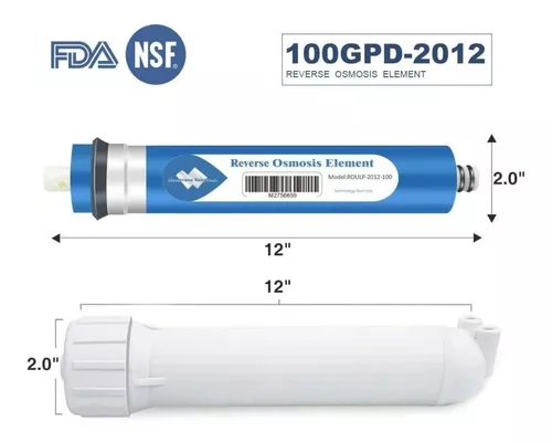 Membrana osmosis inversa 75 gpd