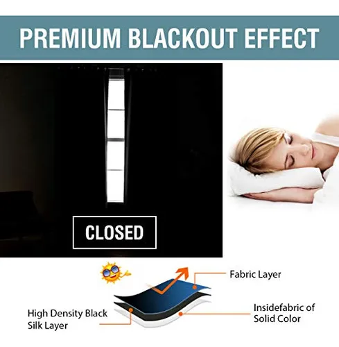 H.versailtex - Cortinas Blackout Con Aislamiento Trmico Com