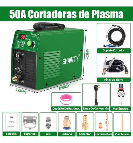 Cortadora De Plasma Cut50a 110v/220v Tecnología Inverter