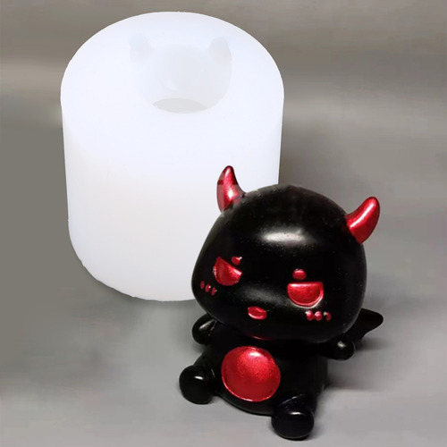 Aromatherapy Silicone Mould 3d Devil For Vampire Resin Casti