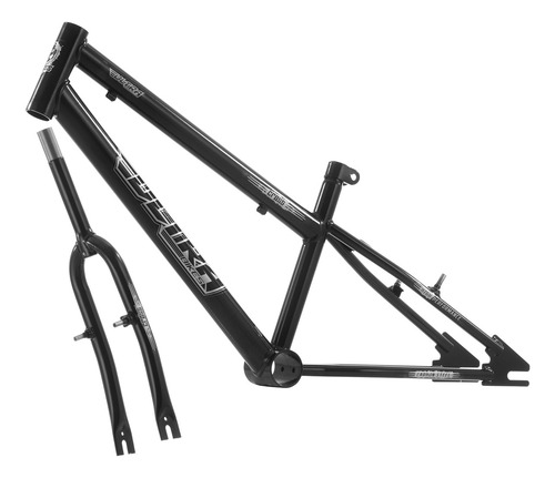 Quadro Aro 20 Ultra Bikes Em Aço Carbono Com Garfo Rebaixado