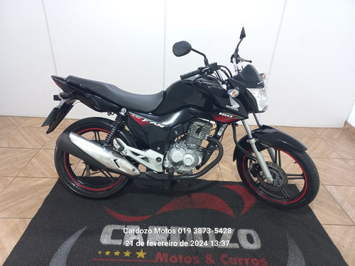 Honda Cg 160 Fan 2018 Preta