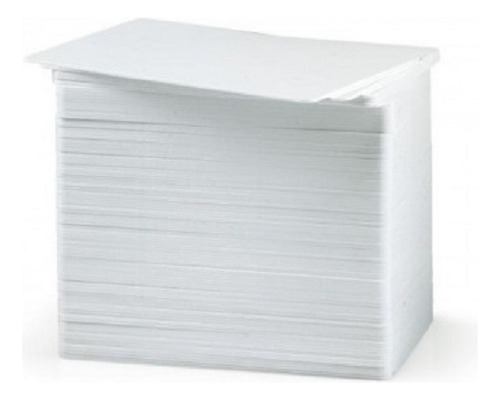 Paquete De 100 Tarjetas Blancas De Pvc Cr80.030