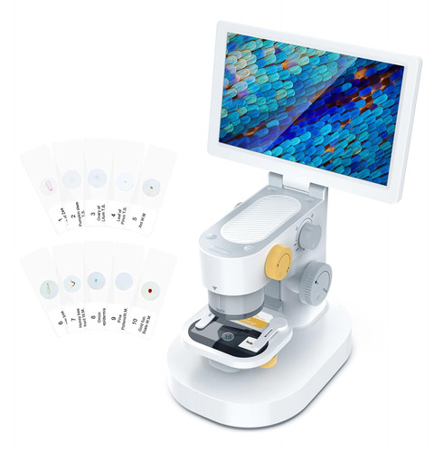 Leipan Microscopio Digital Biológico T1 Pantalla Táctil Ips