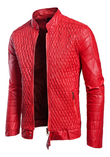 Chamarra De Forro Polar V Coat Leather Plus Para Hombre, Cha