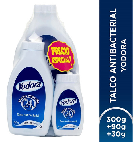 Oferta Desodorante Yodora Pies Talco X 420g