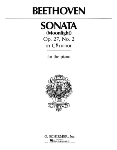 Sonata (moonlight) Op.27, No.2 In C# Minor For The Piano