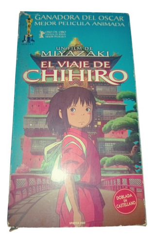 El Viaje De Chihiro!!en Vhs Clásico Original!! (Usado)