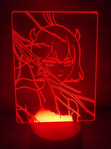 Lampara Led 3d Nero Secre Swallowtail Black Clover