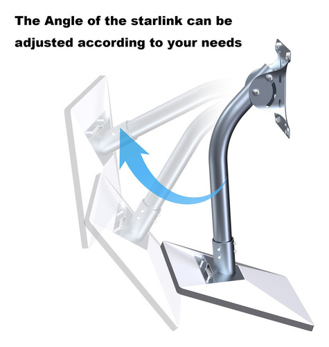 Soporte Mástil Para Antena Starlink V4 + Kit Instalación