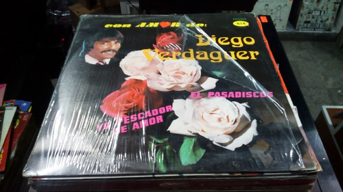 Lp Diego Verdaguer Con Amor En Acetato,long Play