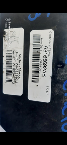 Caja De Fusibles Tipm Durango,cheroke 3.6,5.7,6.4 68165692ab (Usado)