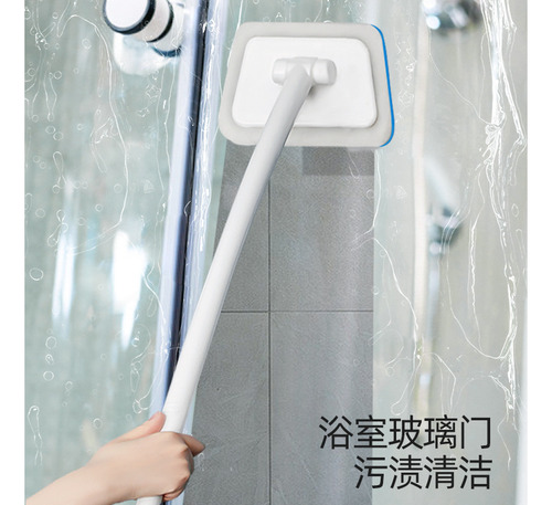 Cepillo De Limpieza De Azulejos De Baño De Mango Largo