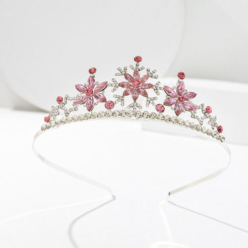 Diadema Infantil De Aleación Galvanizada Con Forma De Corona
