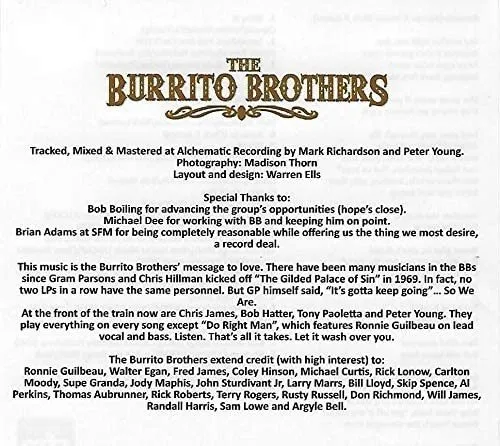 Cd: Burrito Brothers Notorious Burrito Brothers Usa Import C