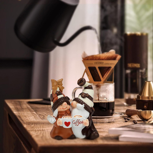 Accesorios De Decoración Para Cafetería Z Coffee Gnome Para