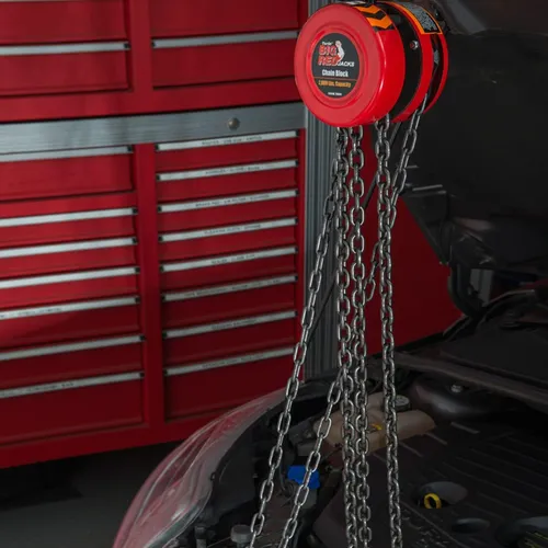 Elevador De Cadena Big Red Hand De 1 Tonelada Y 2000 Libras