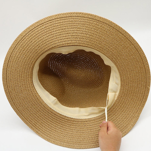 Sombrero De Paja De Viaje Plegable Summer Upf Para Mujer