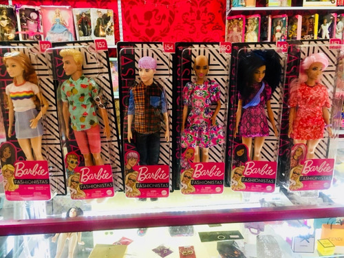 Barbie Fashionistas Lote Escolha 2 - 154 143 151 152 150 122
