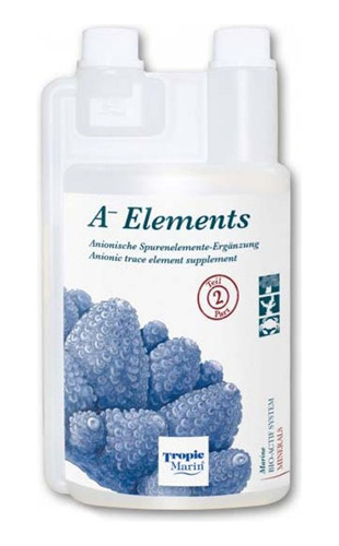 A- Elements 200ml Tropic Marin Suplemento Aquário