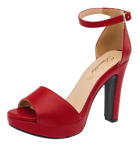 Zapatilla Mujer Damita 44090 Rojo 094-333