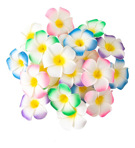 Duhouse 50 Piezas De Flores De Plumeria Artificial De Espum