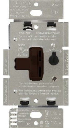 Lutron Toggler Cl Dimmer Switch Para Bombillas Halogenas E I