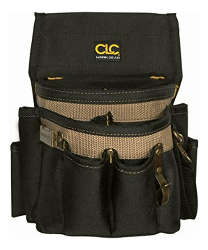 Custom Leathercraft 1505 Electrician's Tool Pouch, 10-pocket