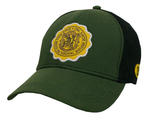 Gorra De Béisbol Verde Botella Con Sello Del Trinity College