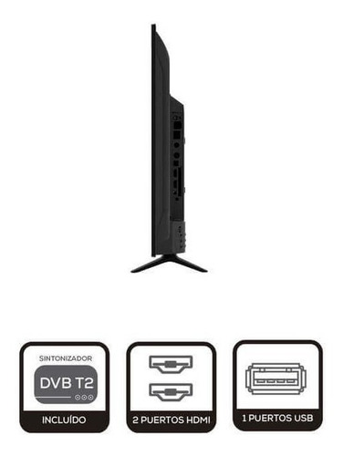 Imagen 5 de 7 de Tv Kalley 32'' Pulgadas 81 Cm Tv32hdg Led Hd Plano