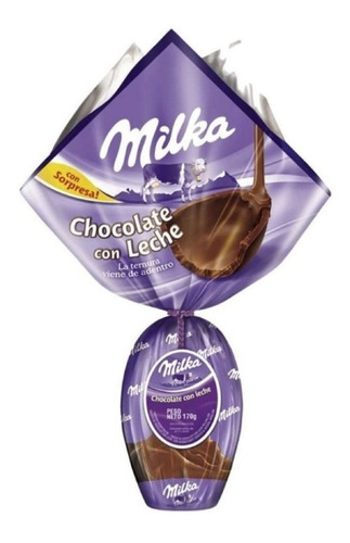 Huevo De Pascua Chocolate Con Leche Milka 170 G.