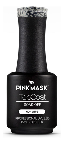 Top Coat Gold Diamond Pink Mask Gel Color N°3