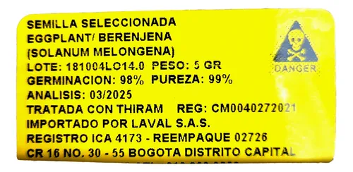Berenjena 5gr