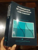 Comprar Libro Fundamentos De Matemáticas Con Cálculo Washington 