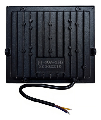Kit 5 Refletor Led 100w Holofote Prova Dágua Ip67 Frio Cor da carcaça Preto Cor da luz Branco-Frio 6500K BI-VOLT