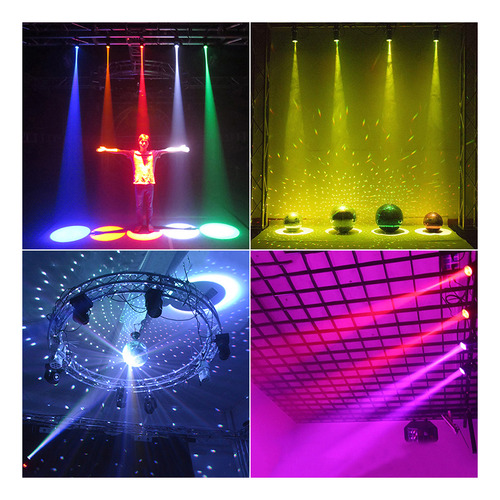 Refletor De Feixe De Led Com Luz De Festa Colorida Com