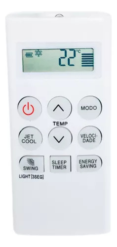 Controle Remoto Compatível Com Ar Condicionado LG