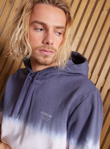 Polerón Aussie Tie Dye Lavado Dip Due De Hombre Algodón